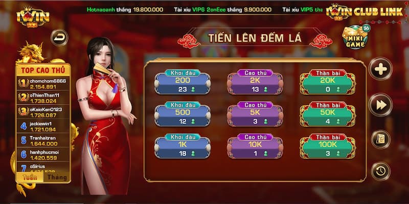 Ưu điểm khi chơi tiến lên miền Nam trên